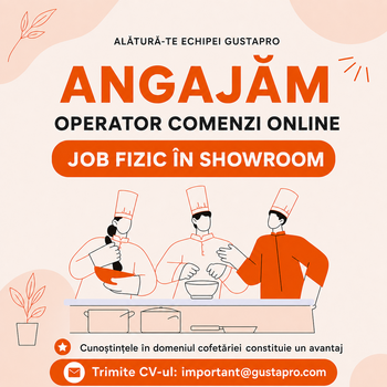 Angajăm Operator Comenzi Online | Gustapro