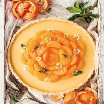 Cheesecake cu vanilie și clementine